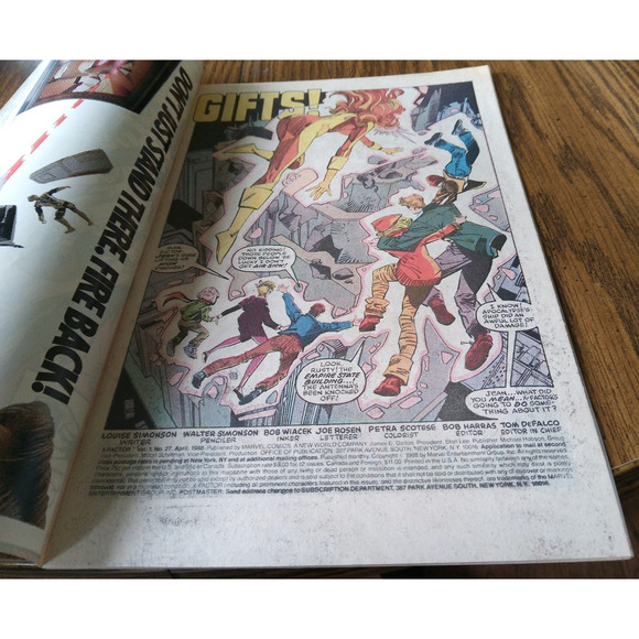 X-Factor #27 (April 1988 Marvel Comics) - Picture 3 of 3